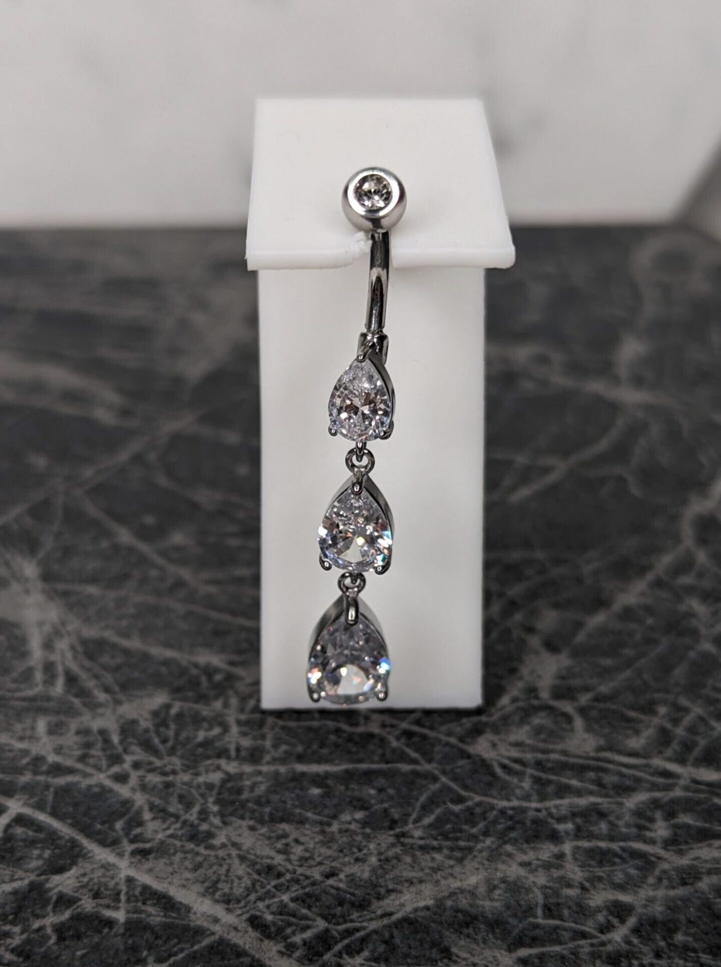 Tear Drops navel bar image 0