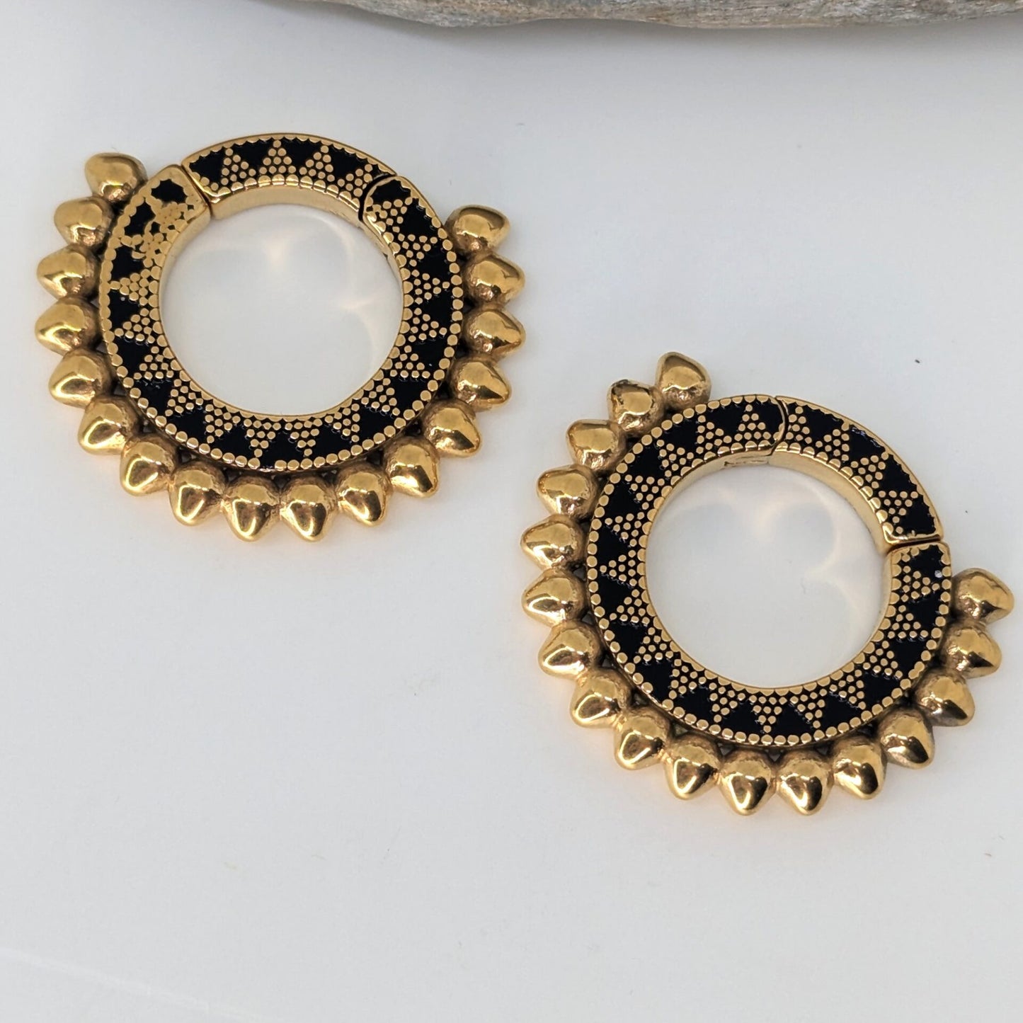 Clicker azteco Ear Weight 5mm - PVD oro image