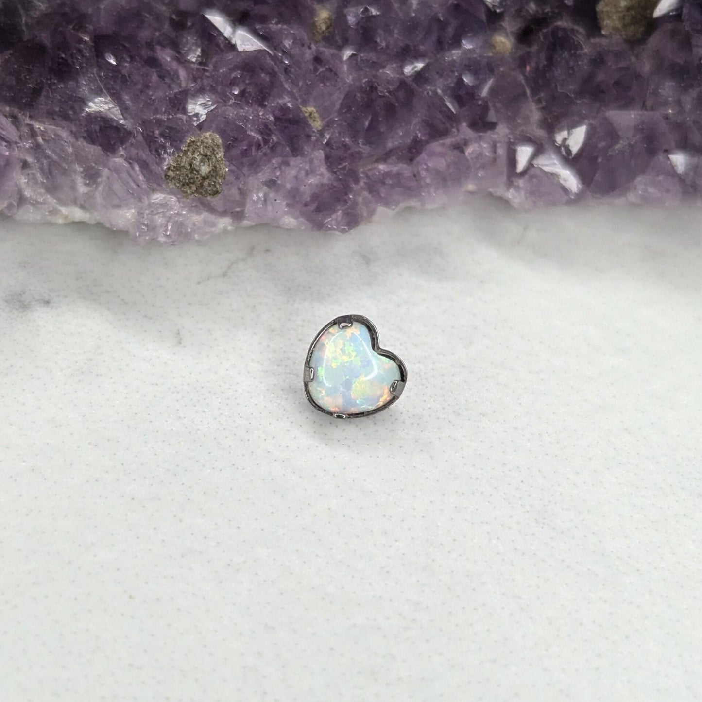 Opal heart 1,6mm image 0