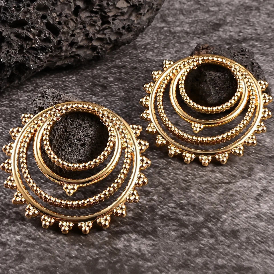 Mehndi clickers PVD gold image 0