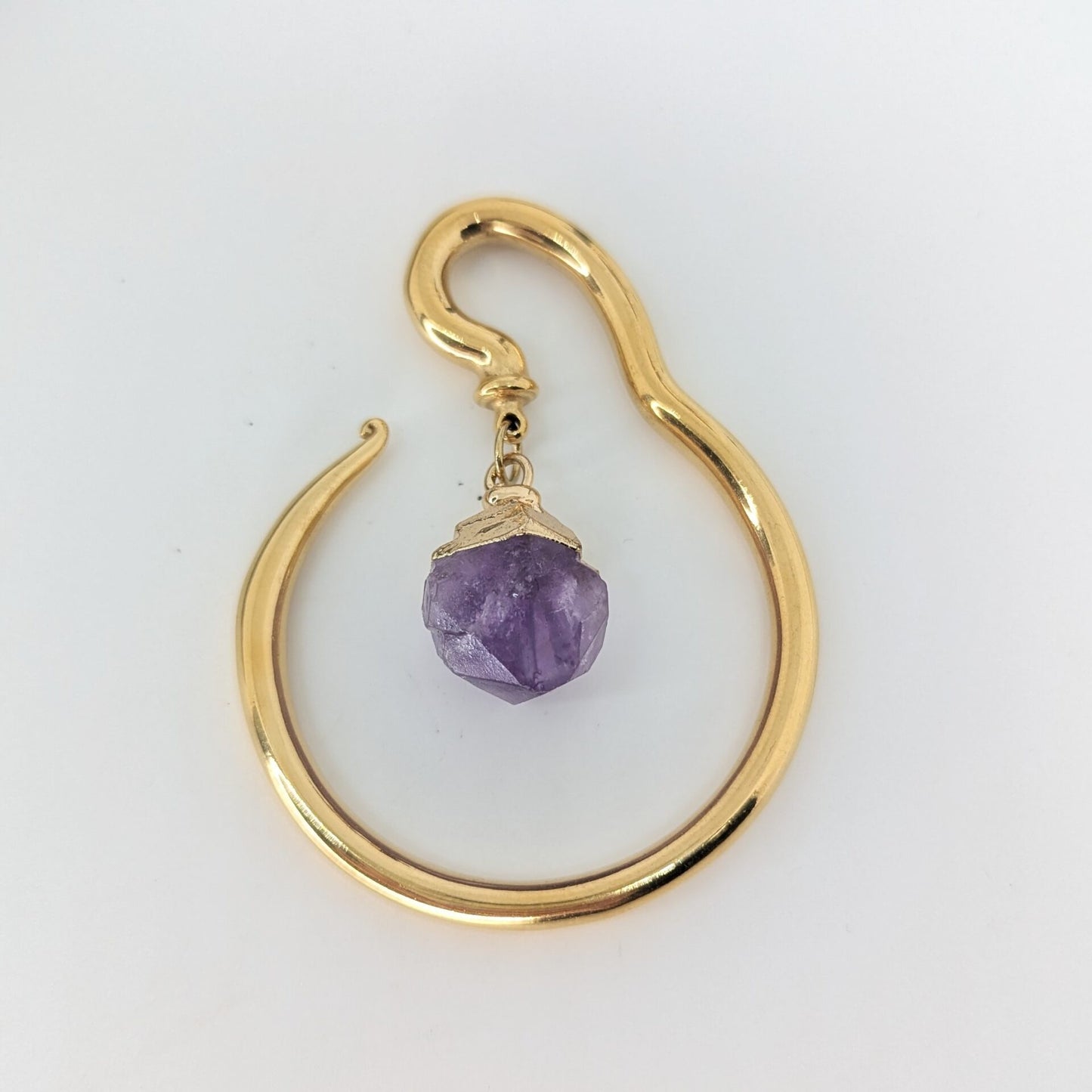 Amethist Hangers 4mm - PVD oro image