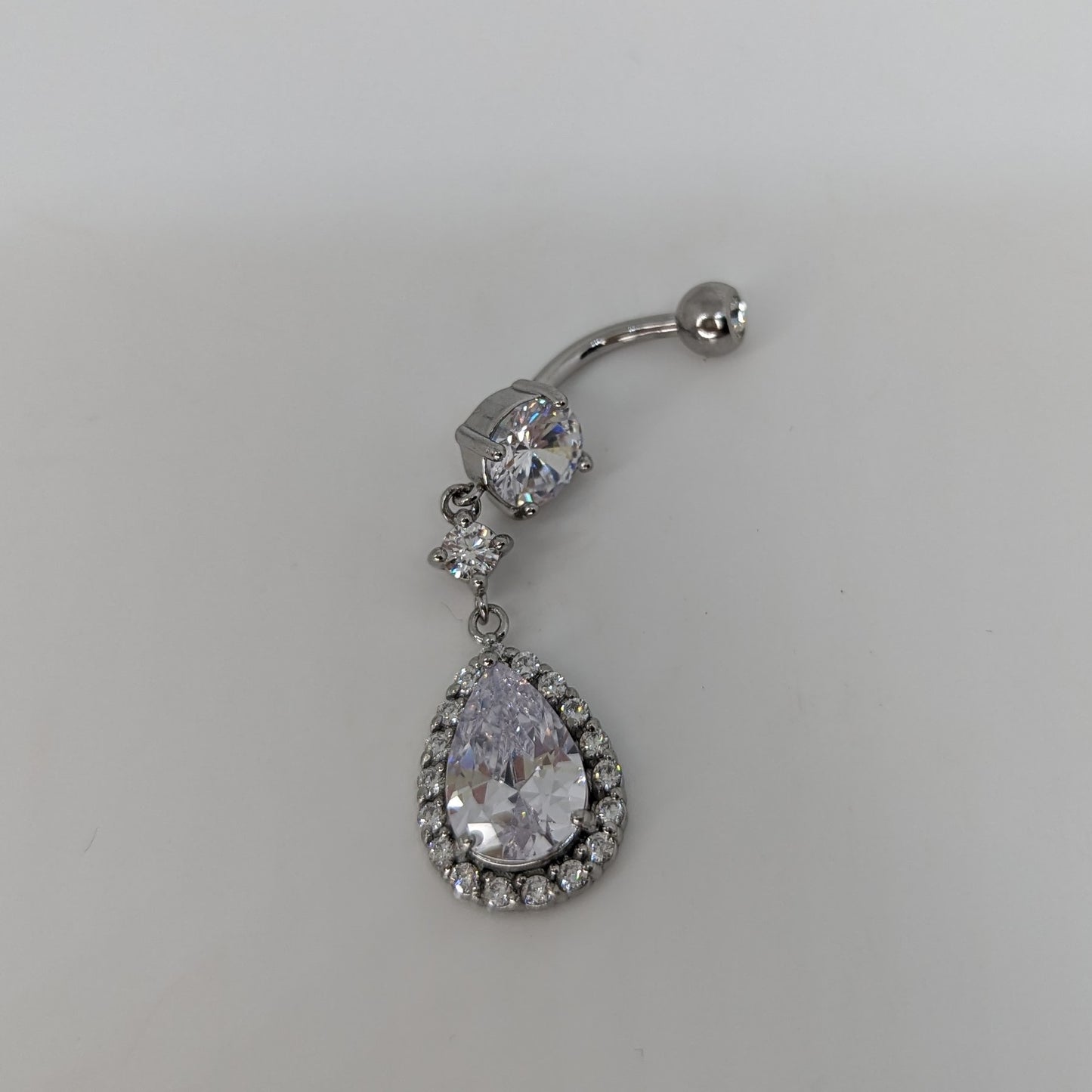 Dangling Drop navel bar image 0