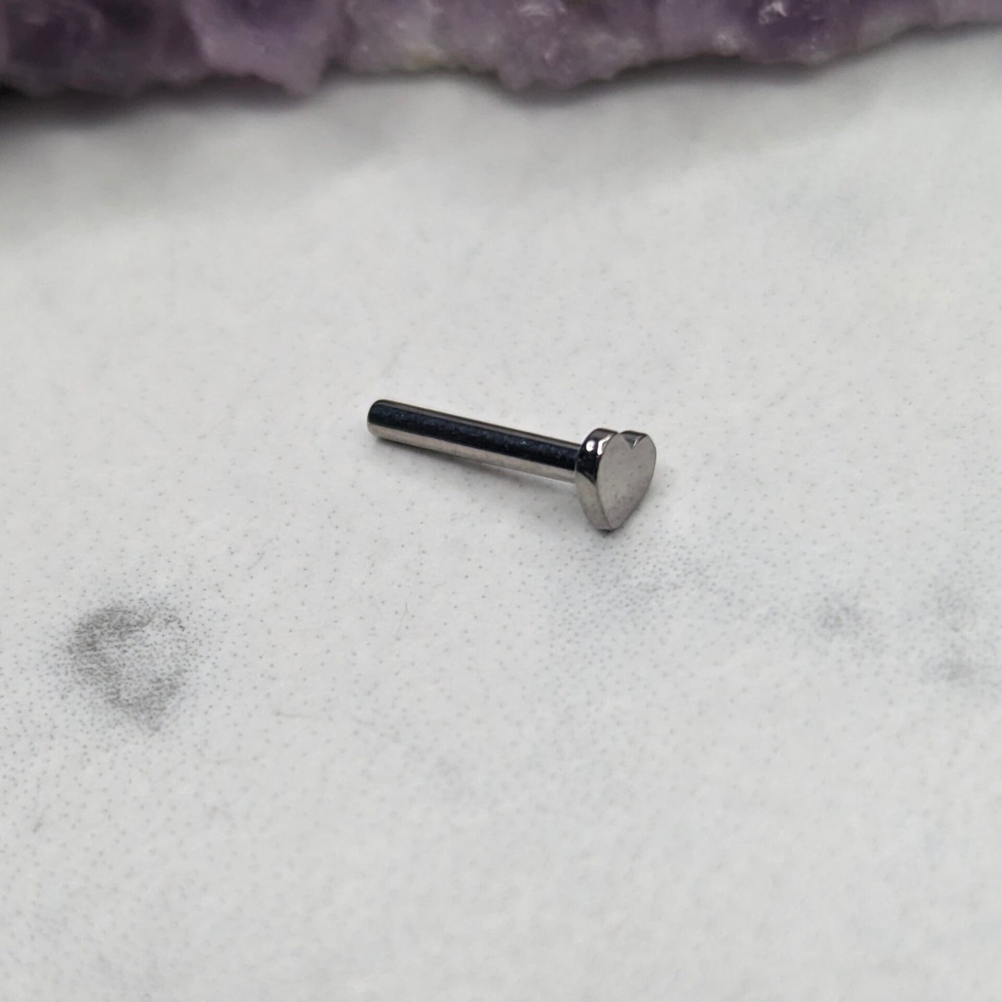 Labret bar base CUORE image 1