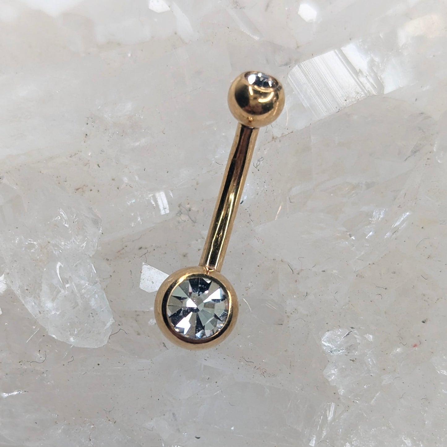 Mini classic navel bar