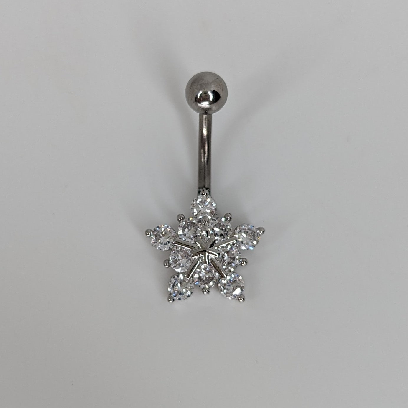 Snowflake navel bar image 0