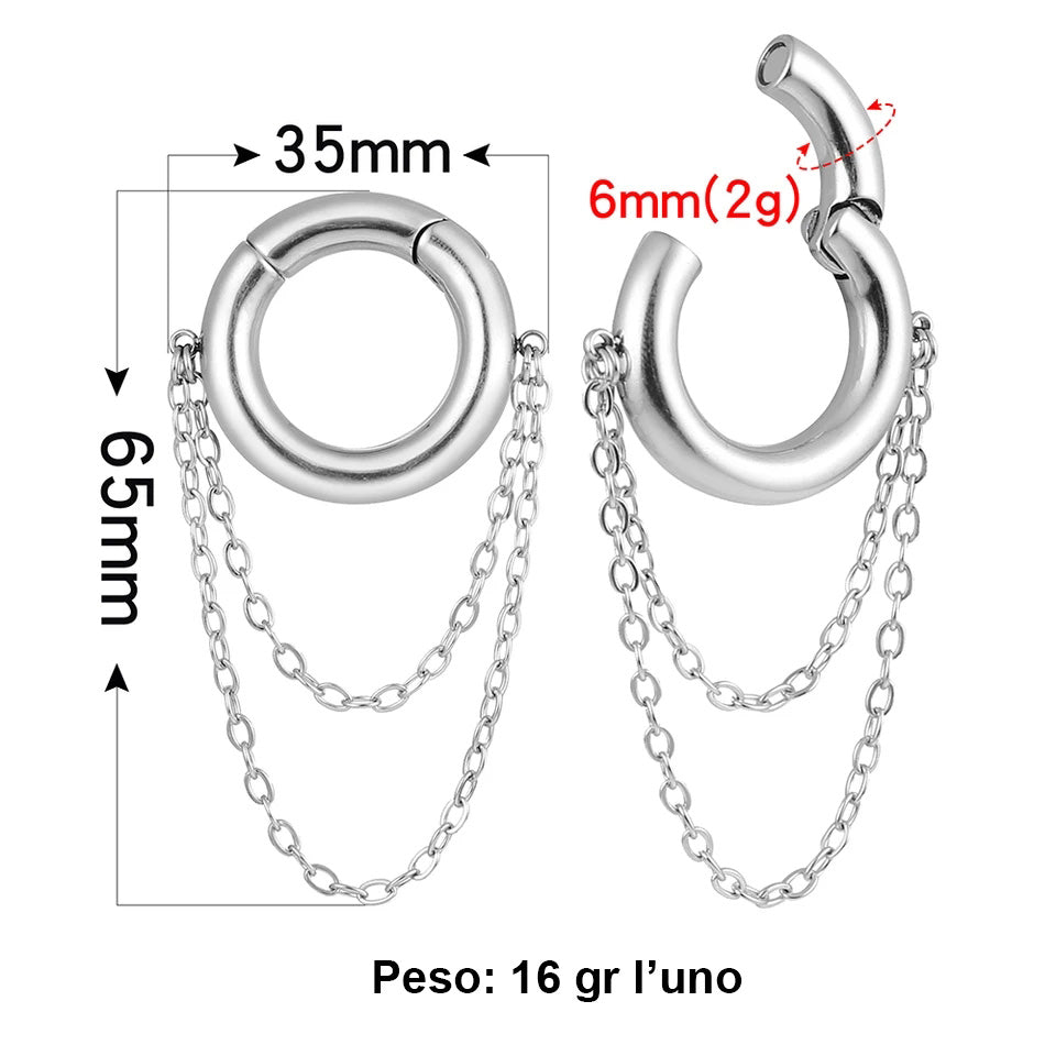 Thick clicker with chains image 1