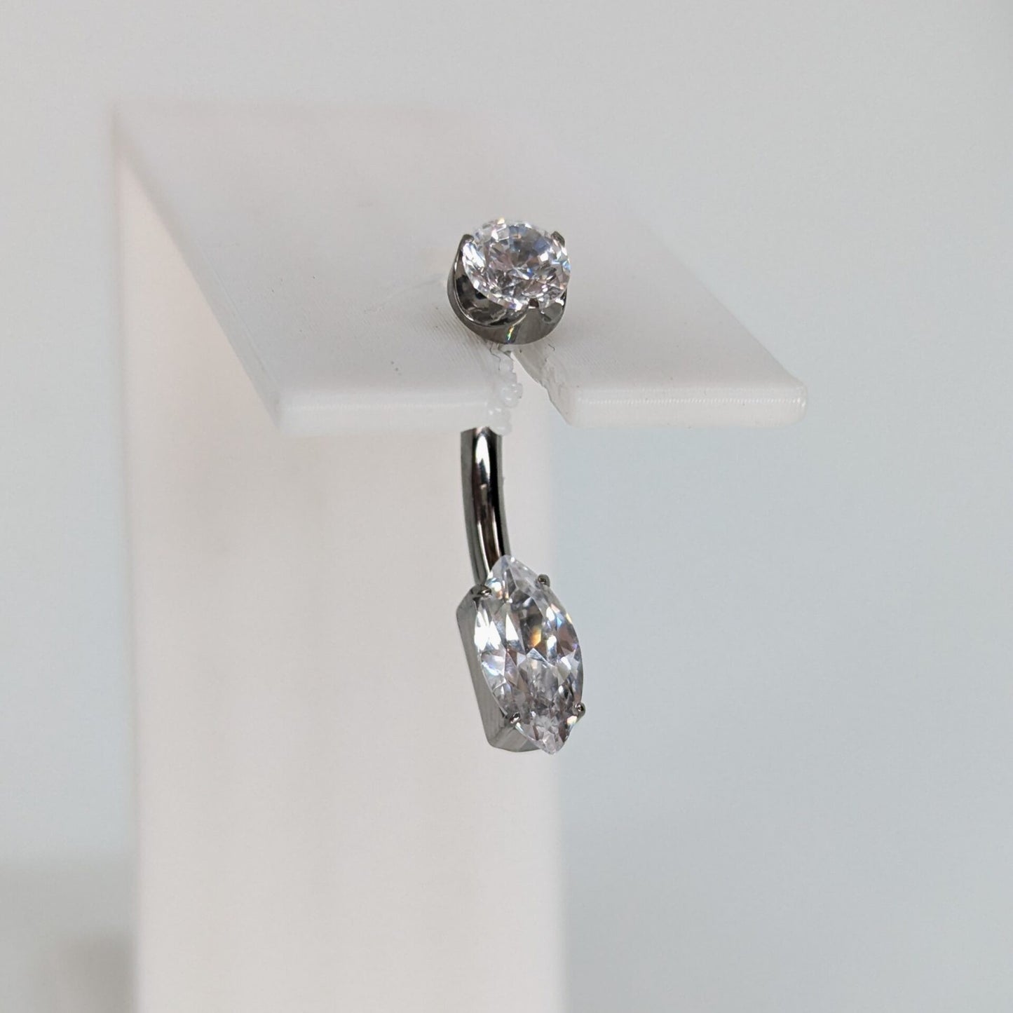 Marquise navel bar image 2