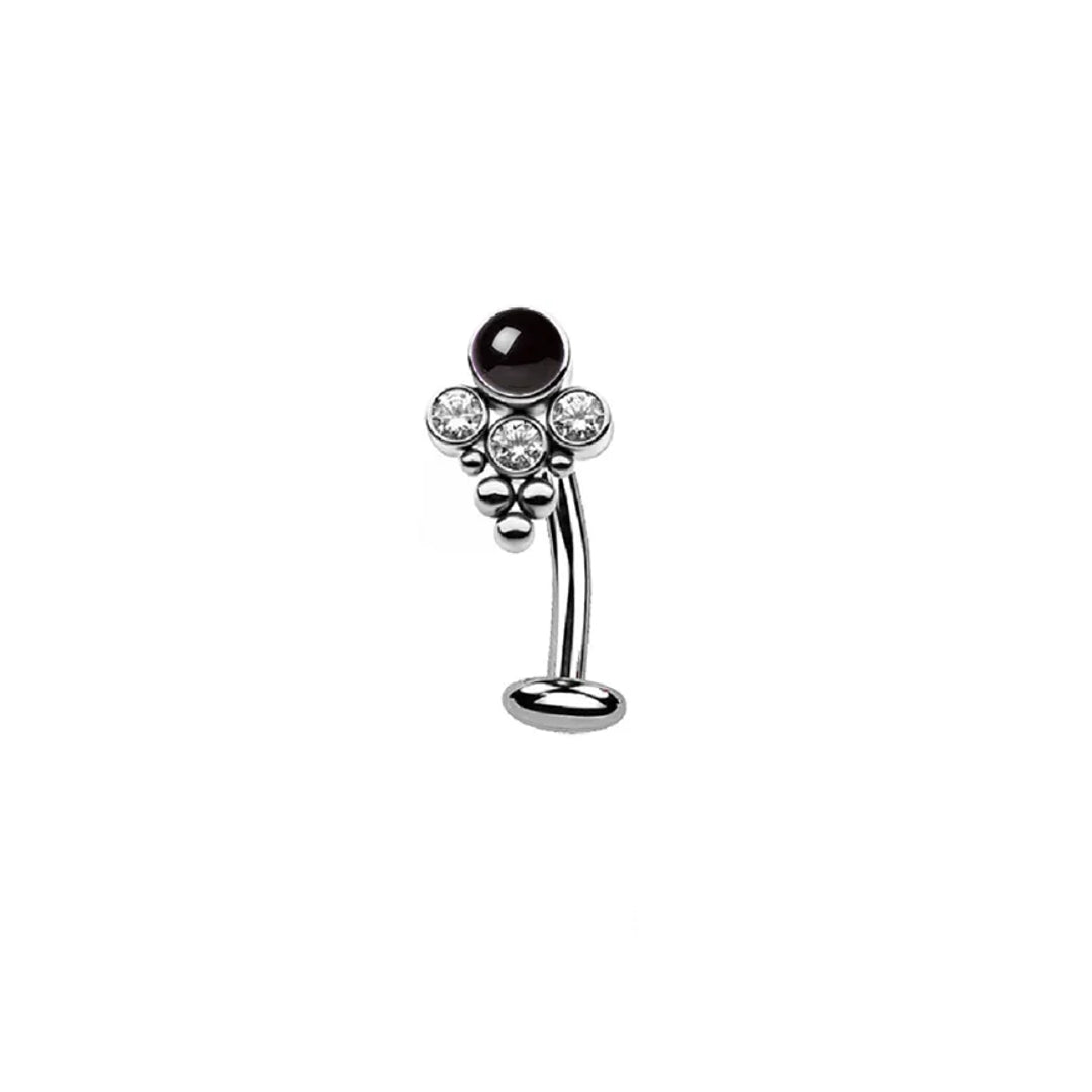 Ornamental floating navel bar image 2