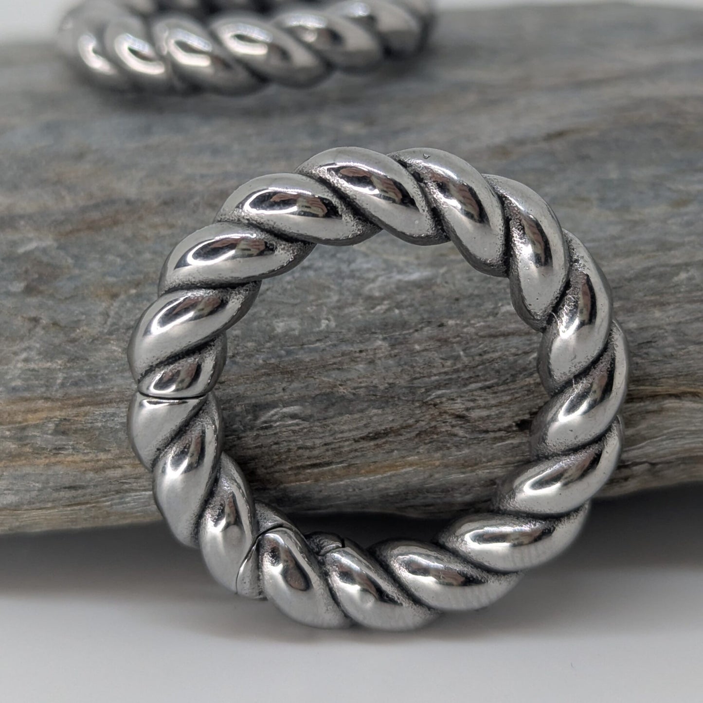 Thick rope clicker 6mm - Acciaio image