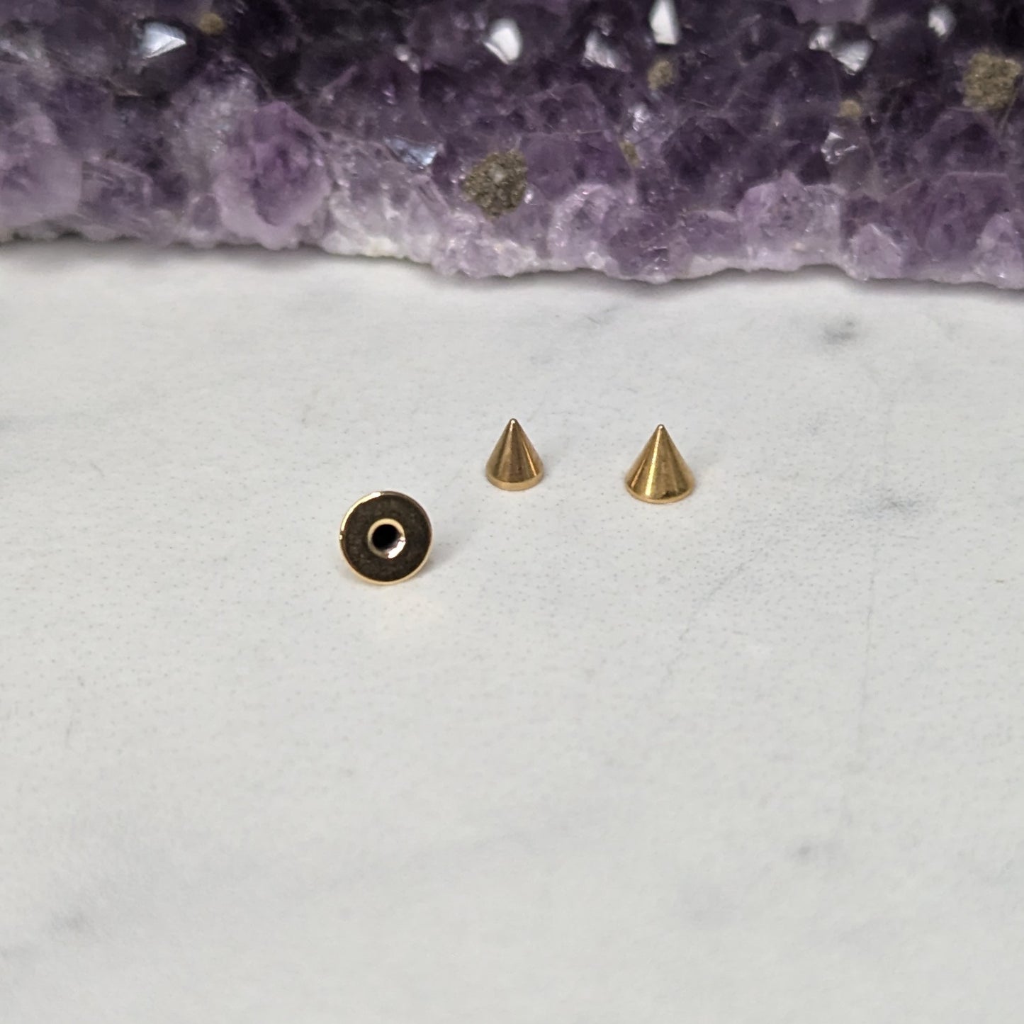 Spike 1,2mm PVD gold image 1
