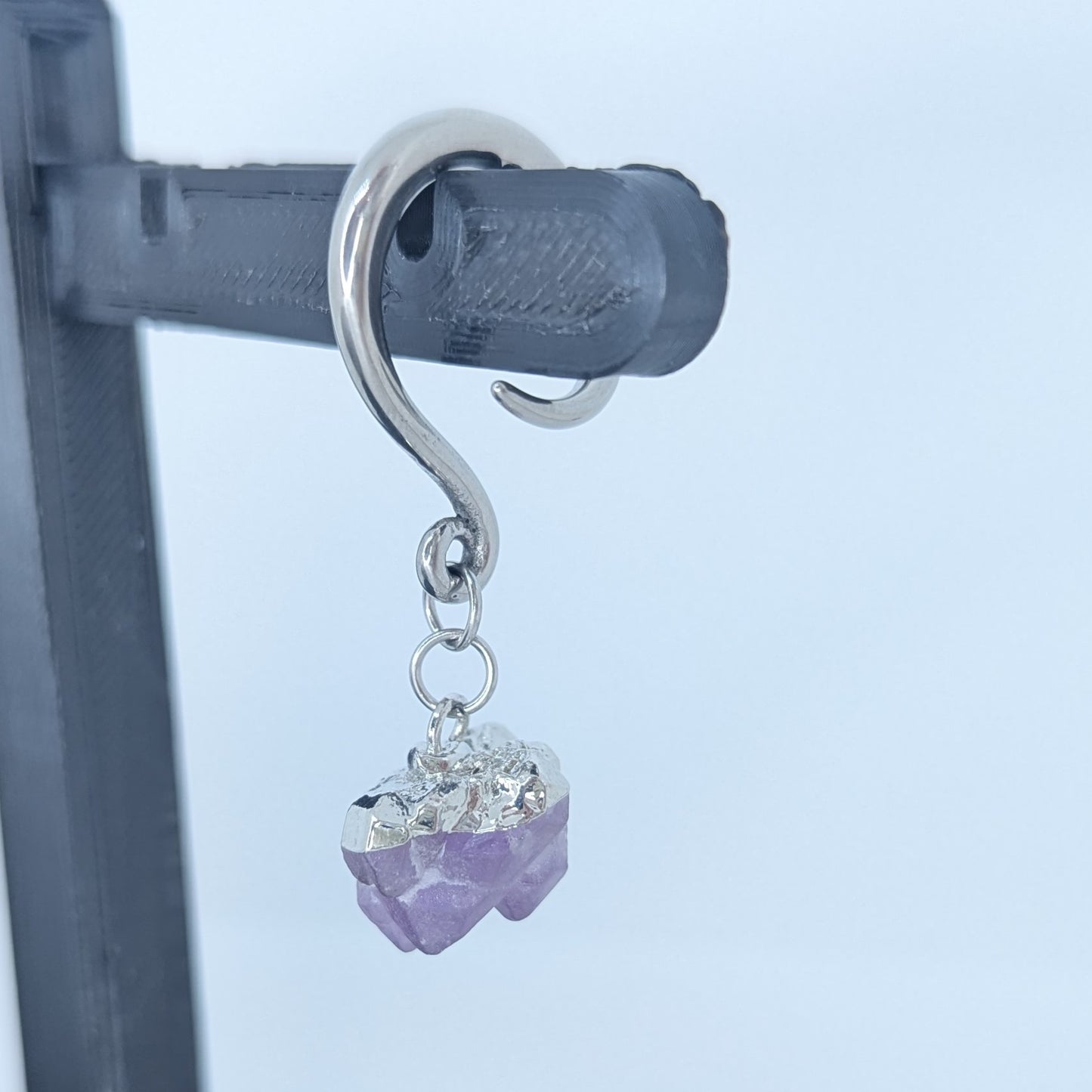 Small Amethist Hangers 4mm image 1