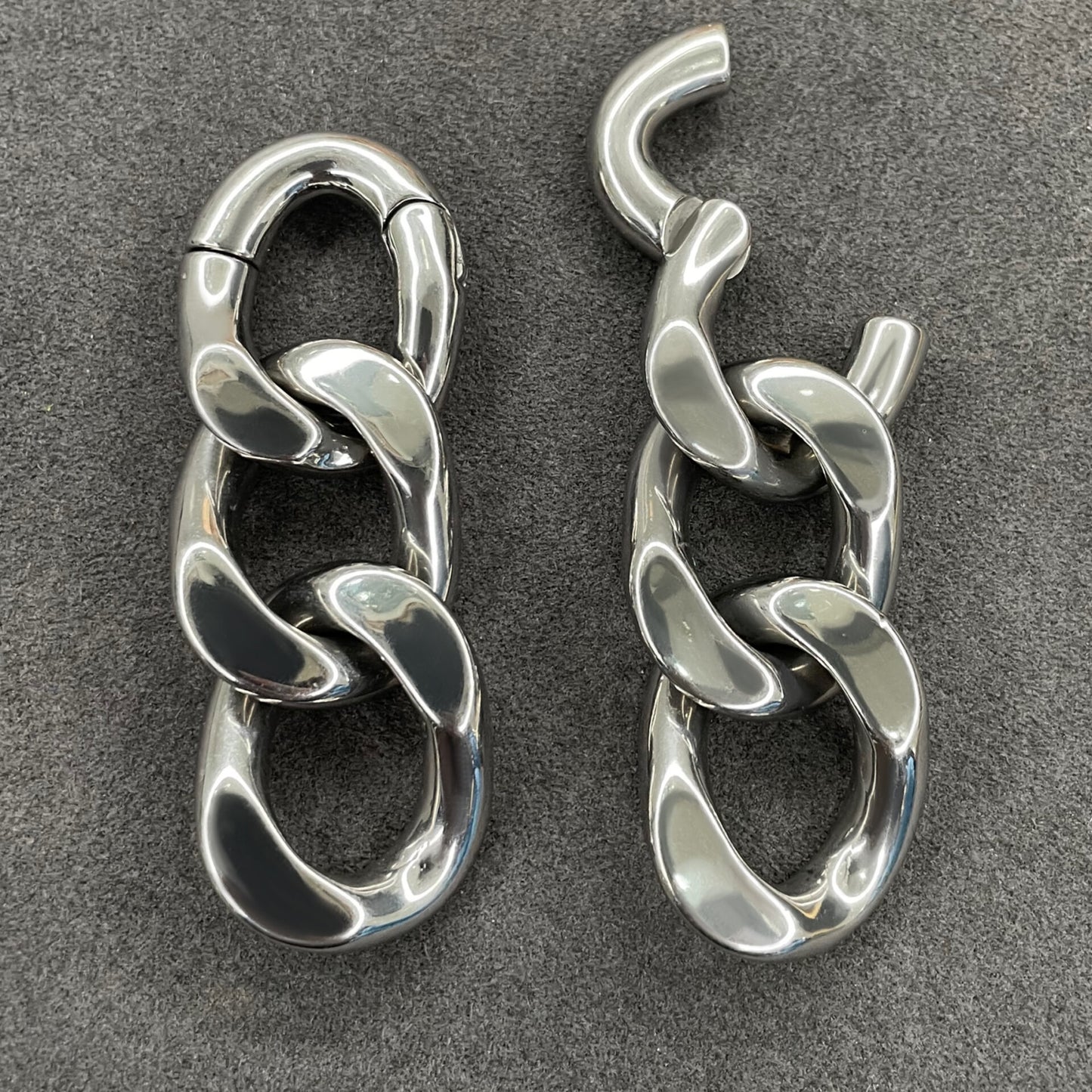 Chain Ear weights 5mm image 1