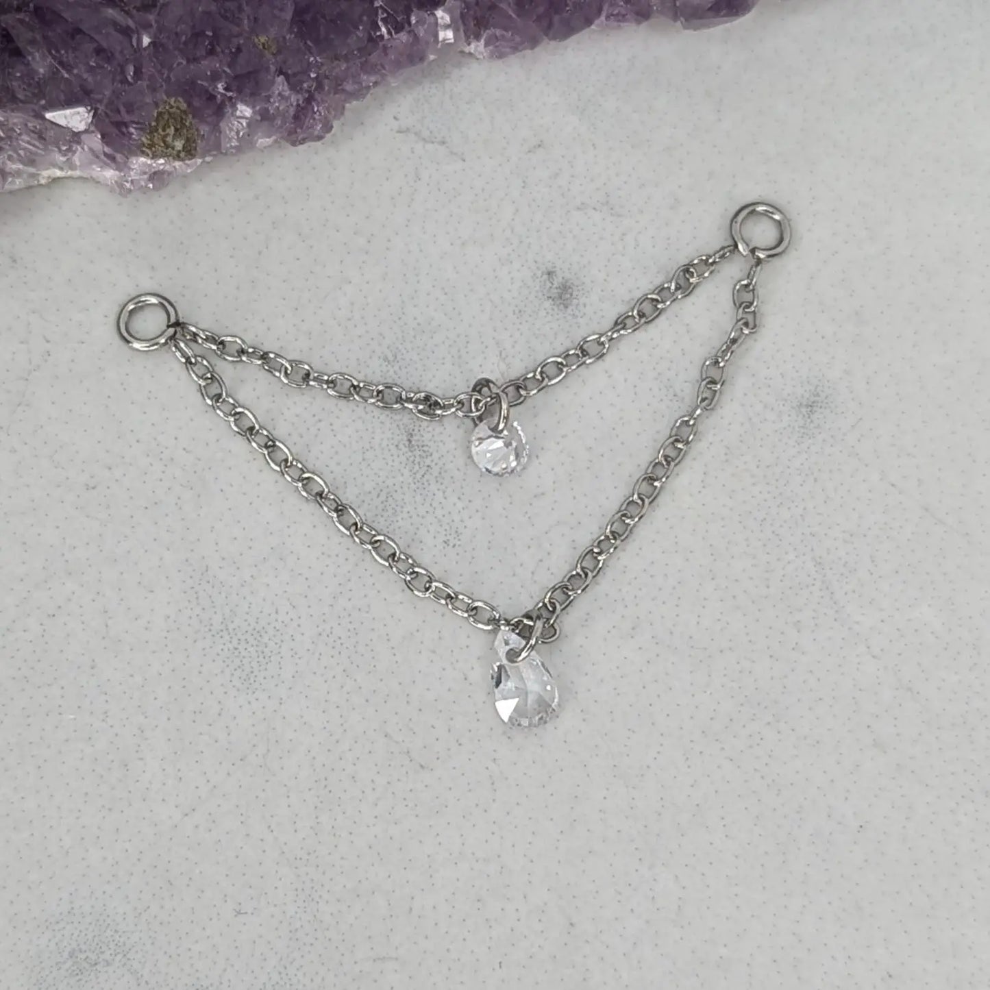 Double chain & charms image 2
