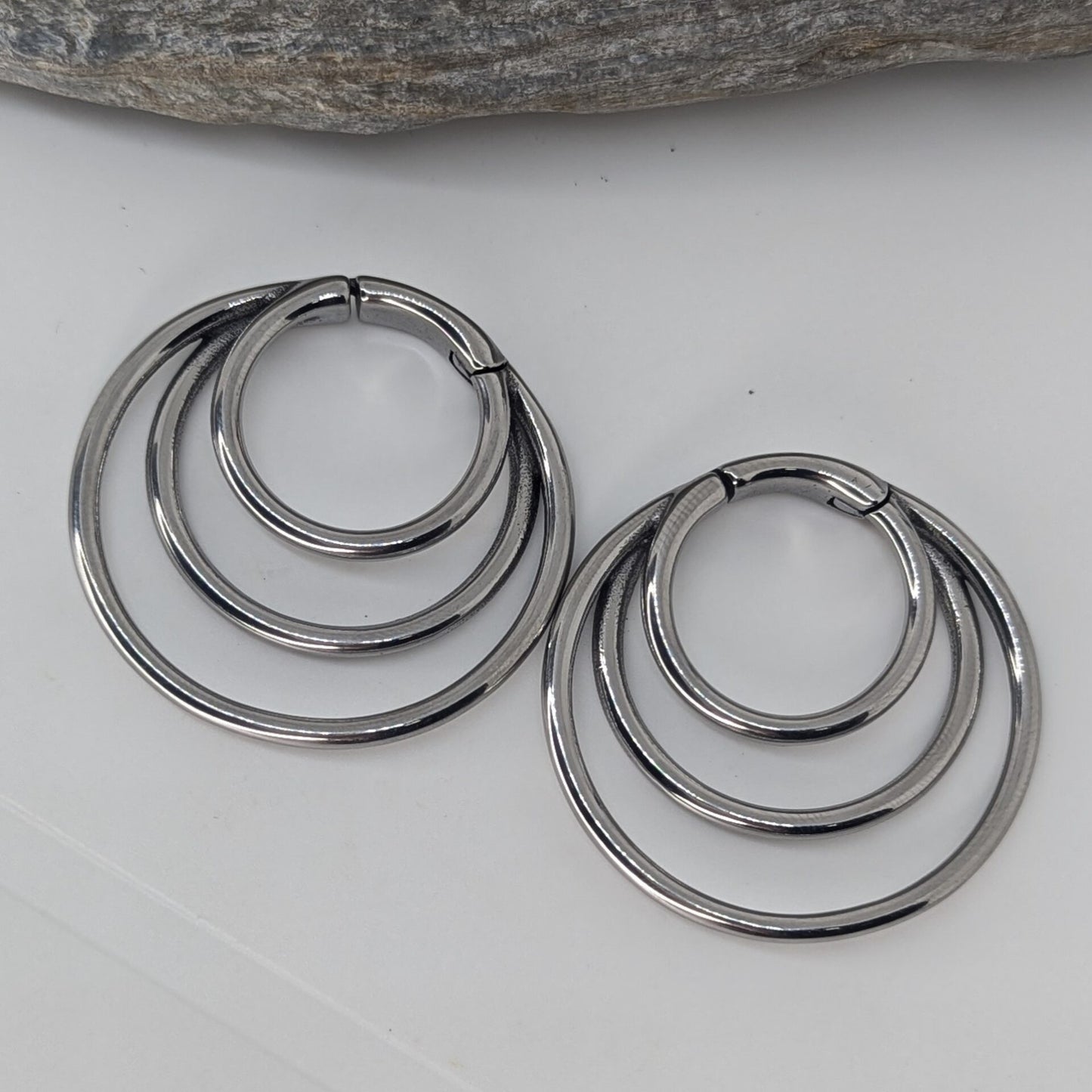 Concentric rings clicker 6mm - Acciaio image