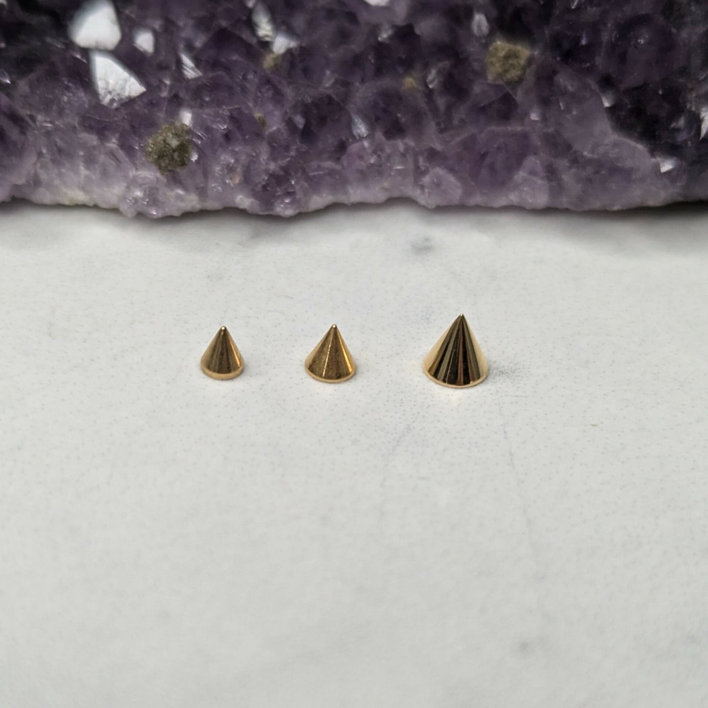 Spike 1,2mm PVD gold image 0