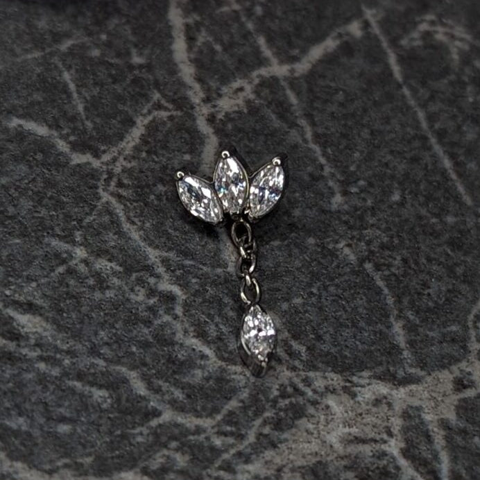 Lotus dangling gem image 0