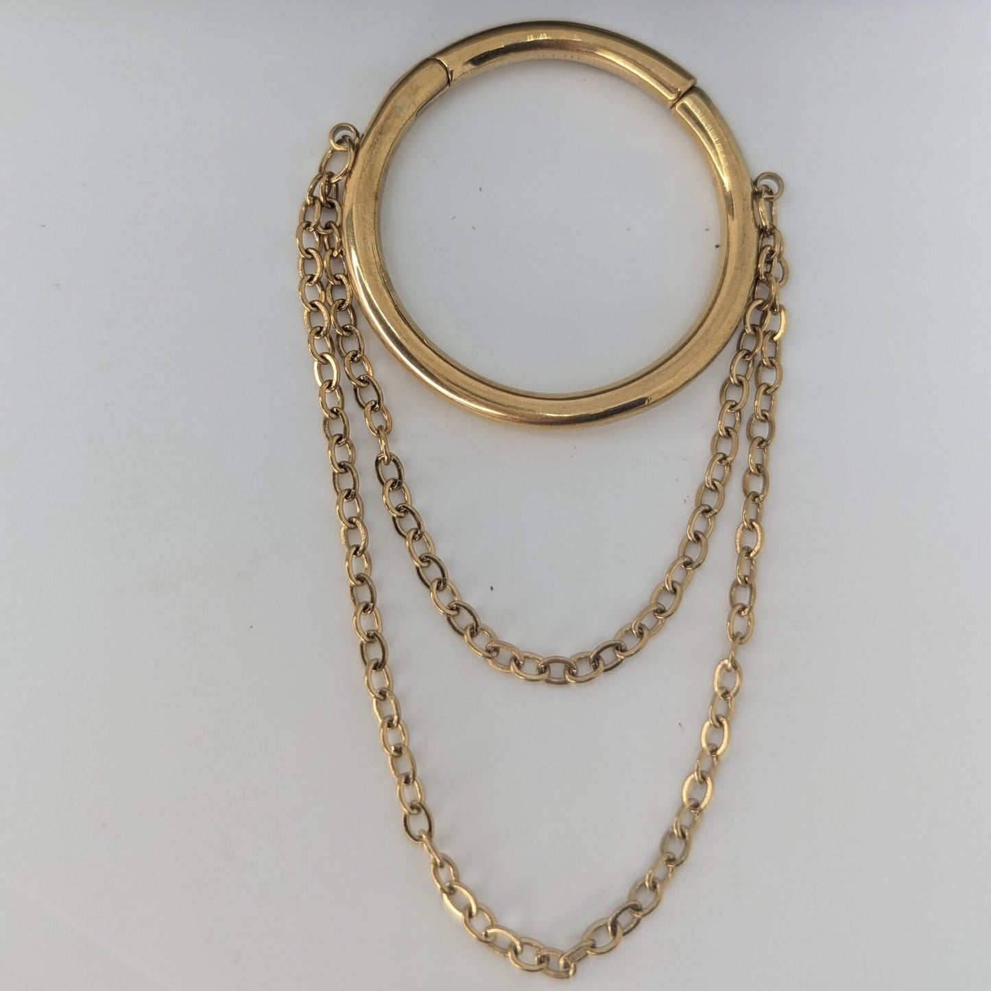 Hanging Chain Clicker 4mm - PVD oro image