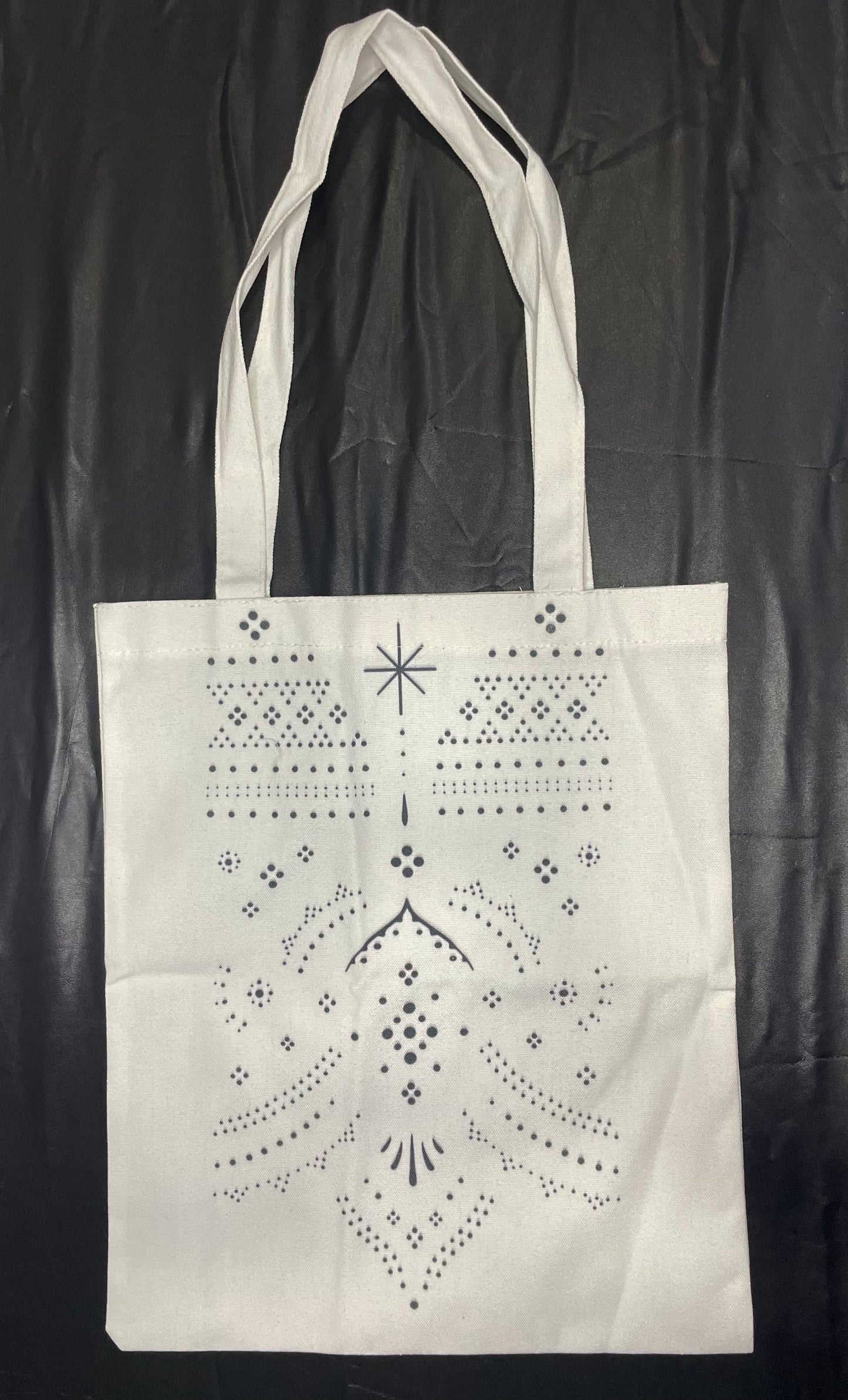 Tote bag con motivi ornamentali