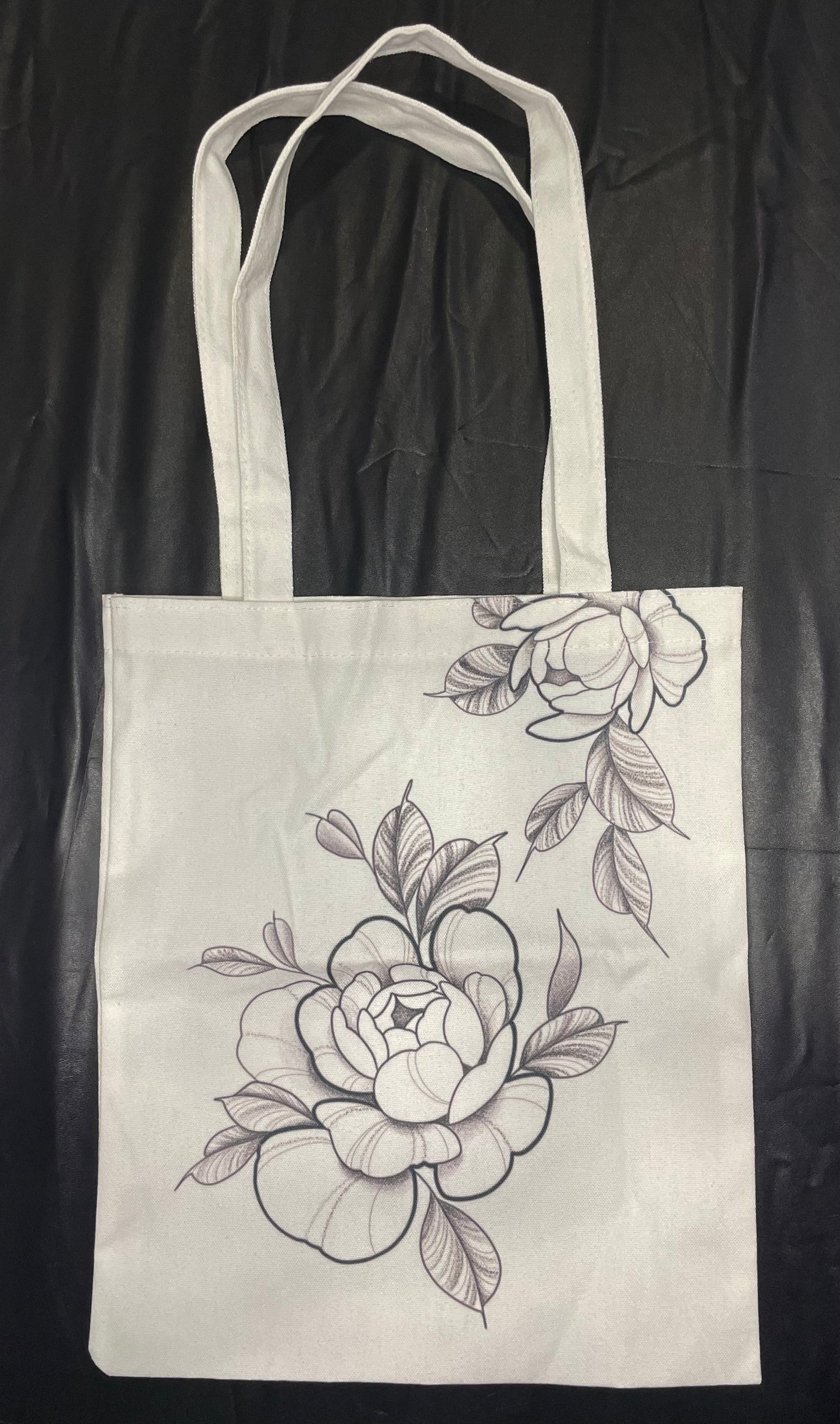 Tote bag con motivi ornamentali