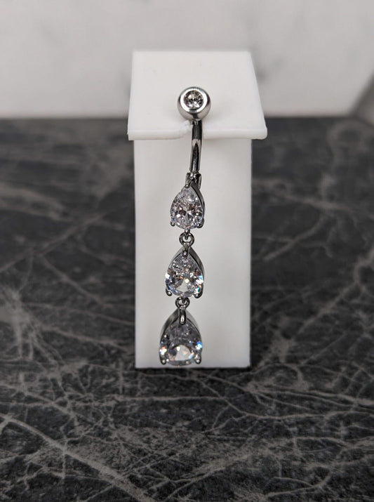 Tear Drops navel bar image 0