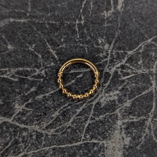 Bubble clicker PVD oro