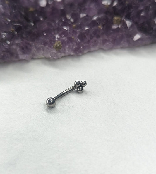 Trinity beads curved bar image 0