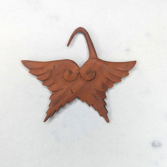 Pendente Stella alata in legno image 0
