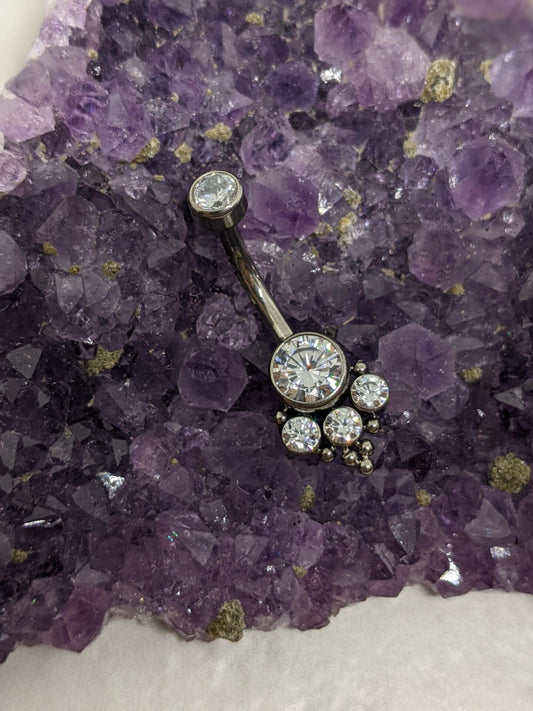 Ornamental navel bar image 0