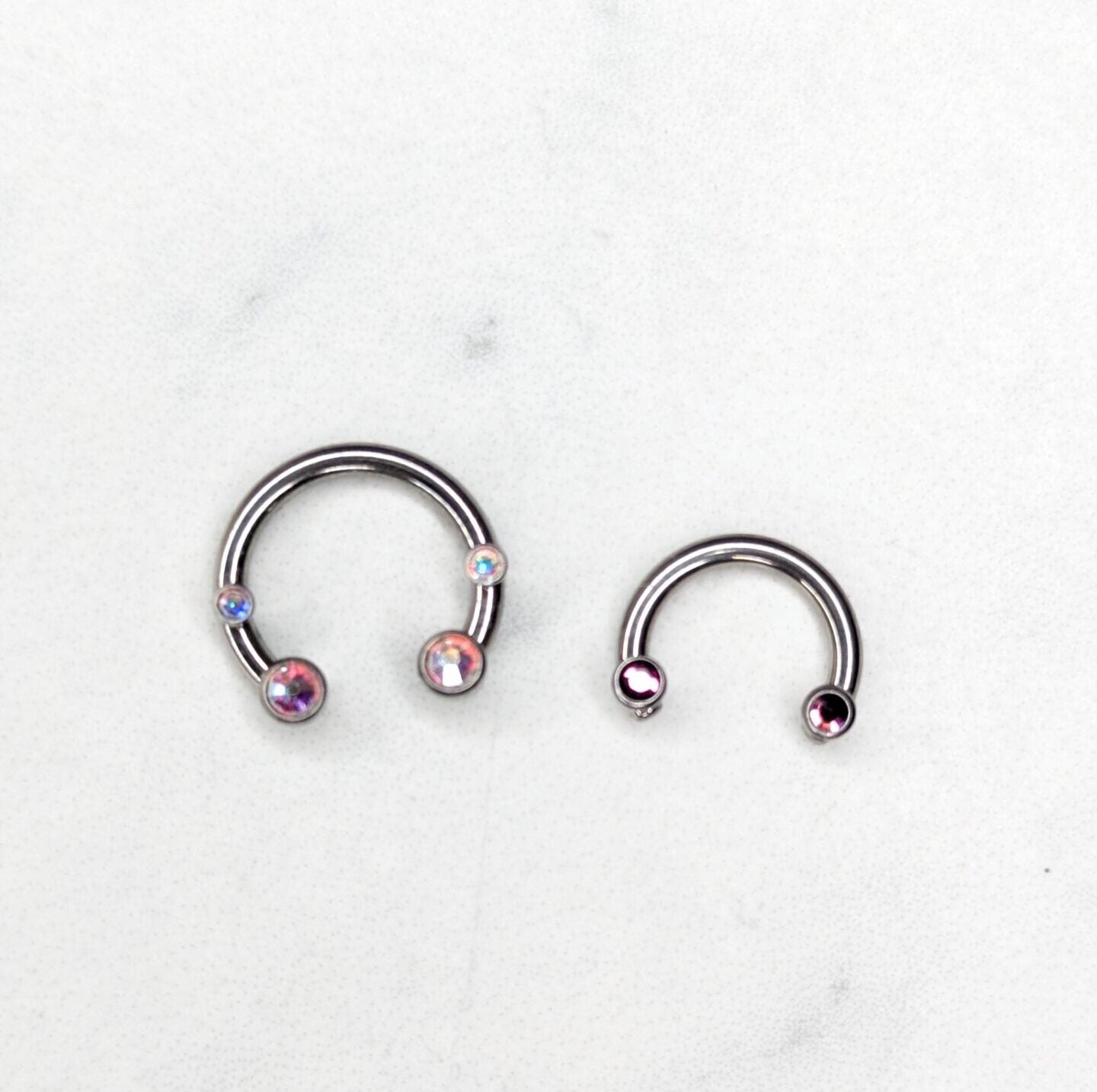 Circular barbell with attachment hole image 1