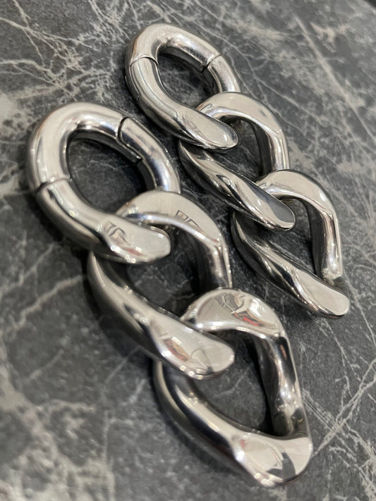 Chain Ear weights 5mm image 0