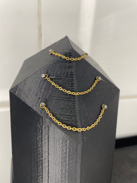 Single chain PVD Gold
