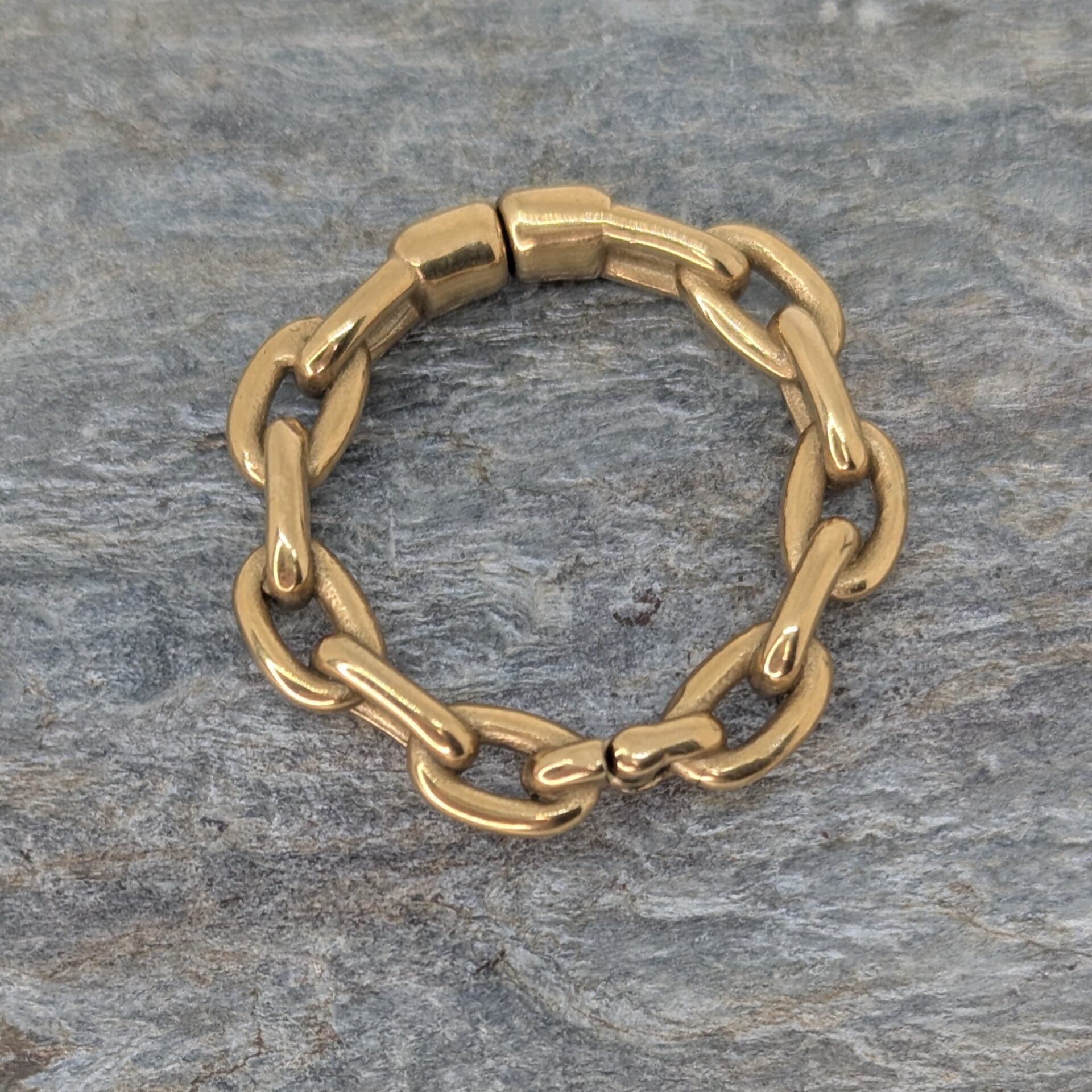 Slim Chain Ear Weight 5mm - PVD oro image