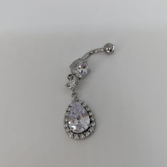Dangling Drop navel bar image 0