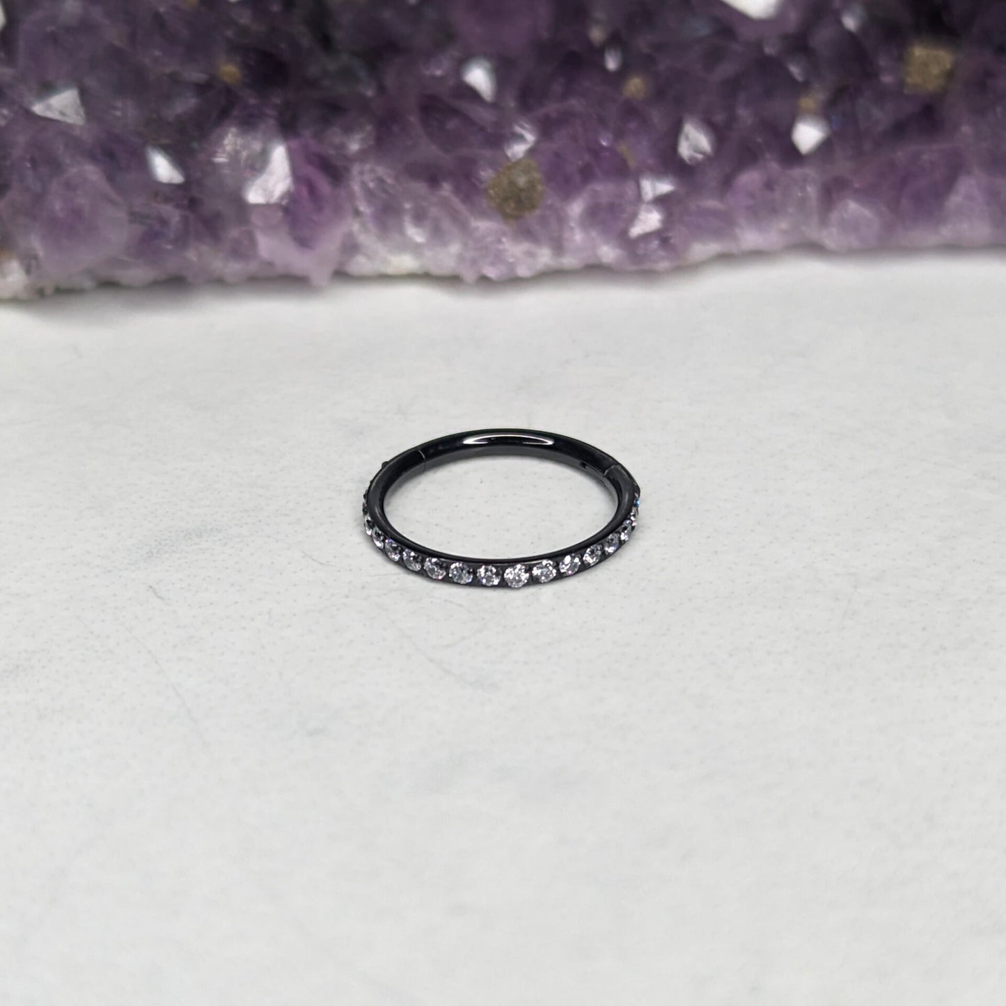 Full micro pavé clicker Black image 0