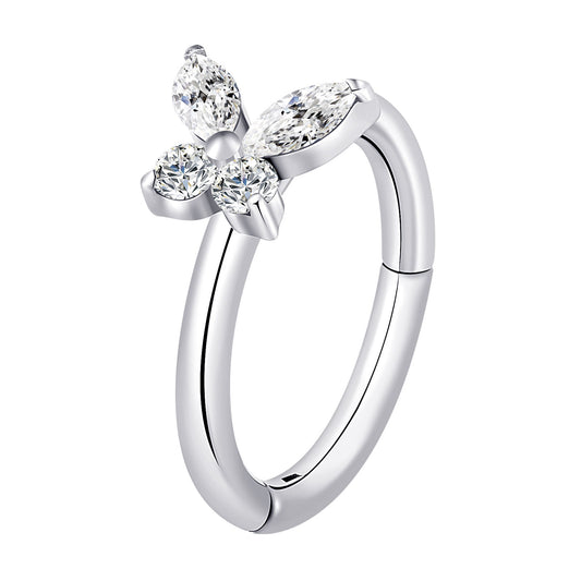 Butterfly side marquise clicker