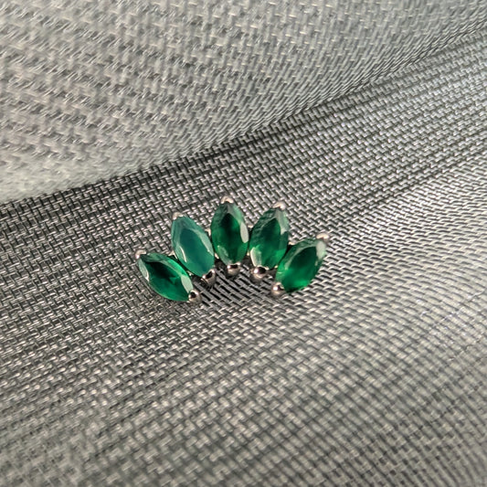 Marquise 5 Green Onyx - TREMUN