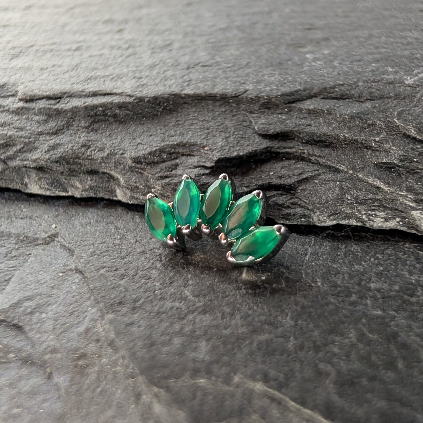 Marquise 5 Green Onyx - TREMUN