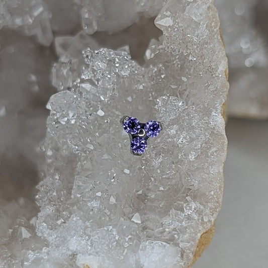 Trinity di zirconi PURPLE