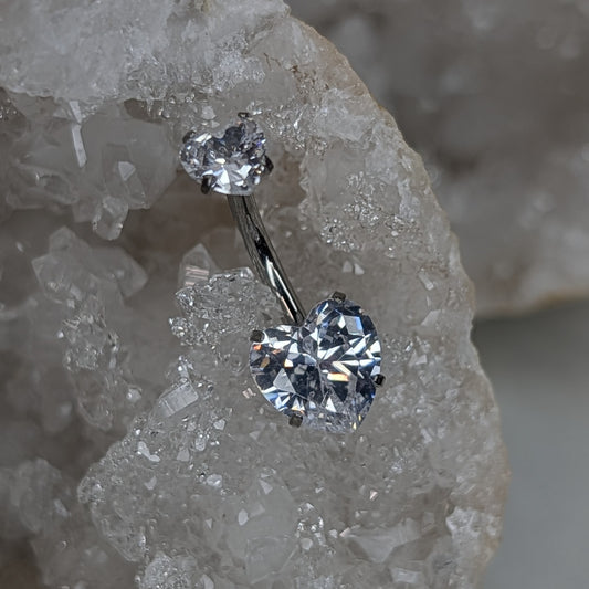 Heart Navel bar