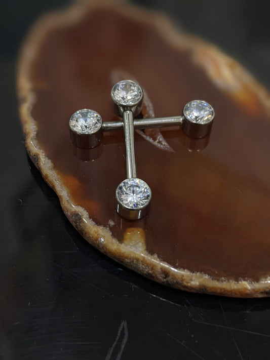 Bezel nipple bar image 0