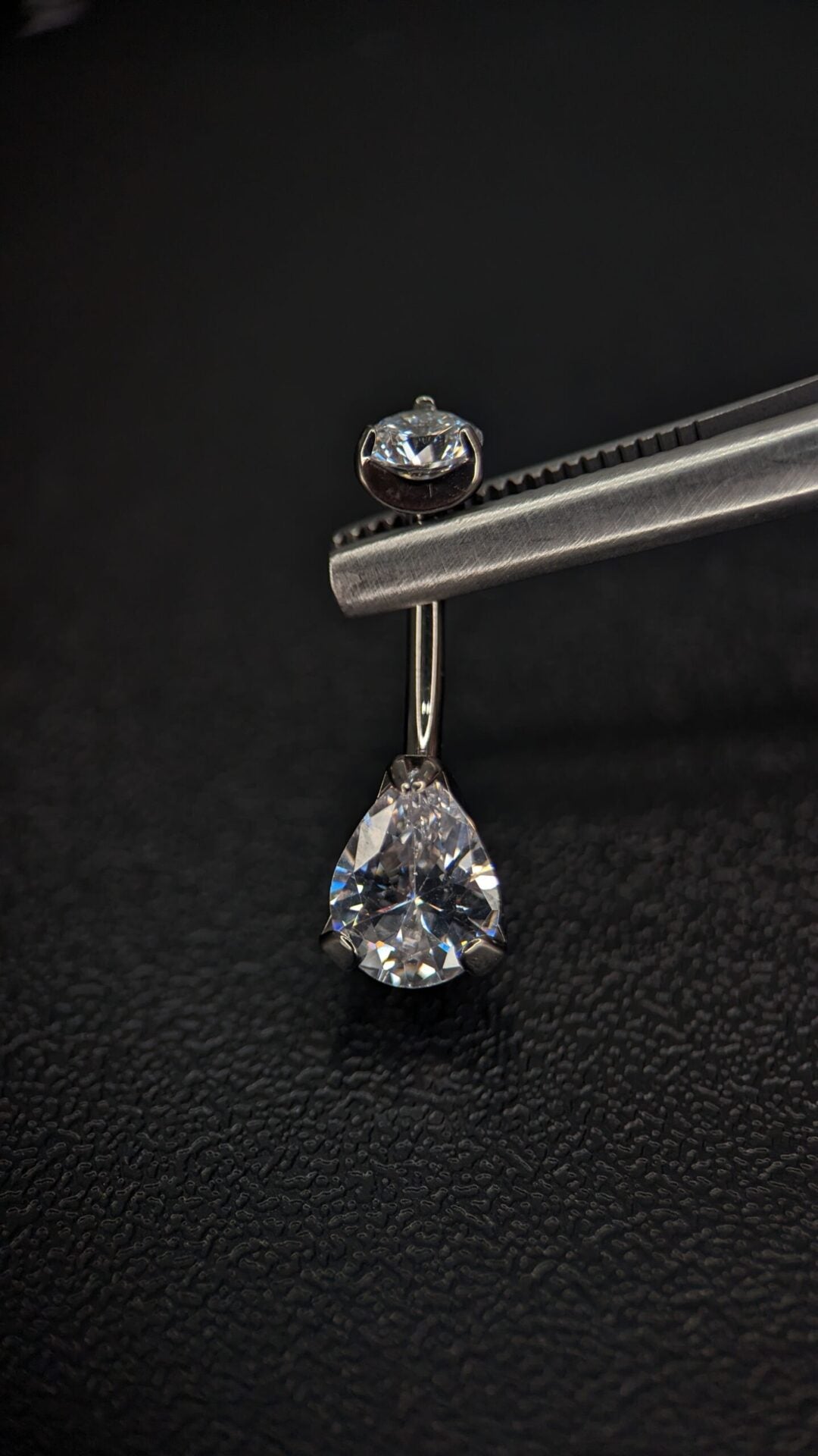 Big drop navel bar image 1