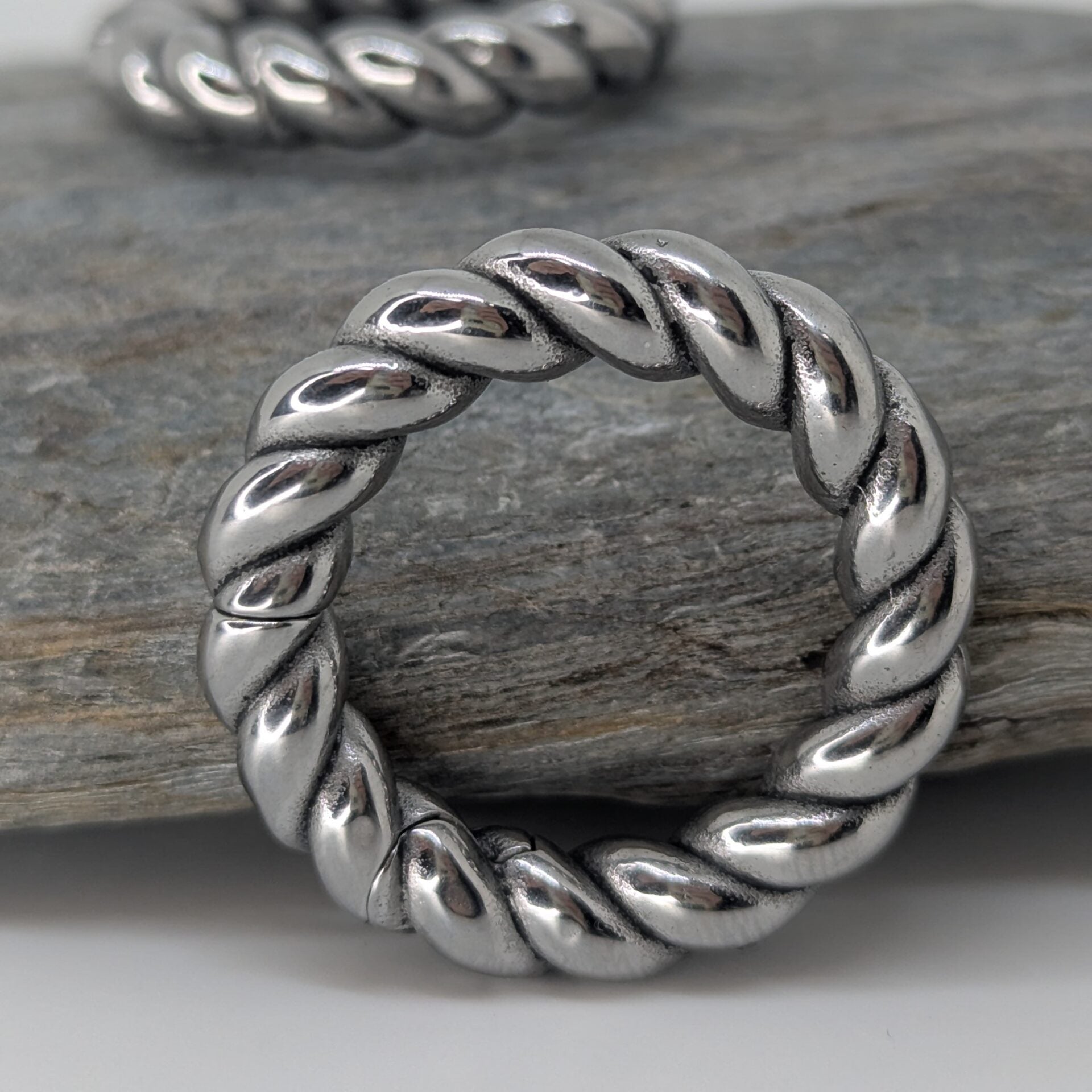 Thick rope clicker 6mm - Acciaio image
