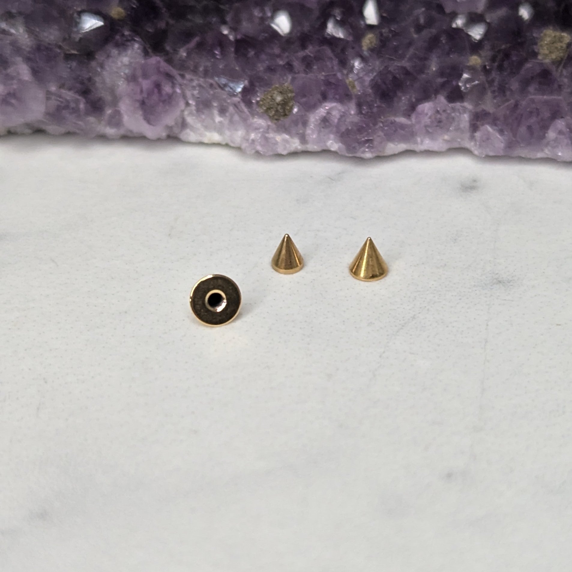 Spike 1,2mm PVD gold image 1