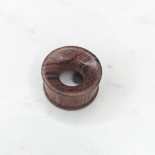 Flared ear tunnel spesso in legno image 0