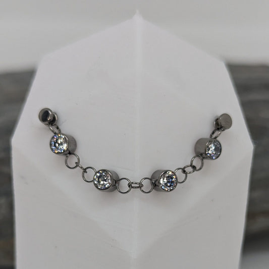 Round gems chain image 0