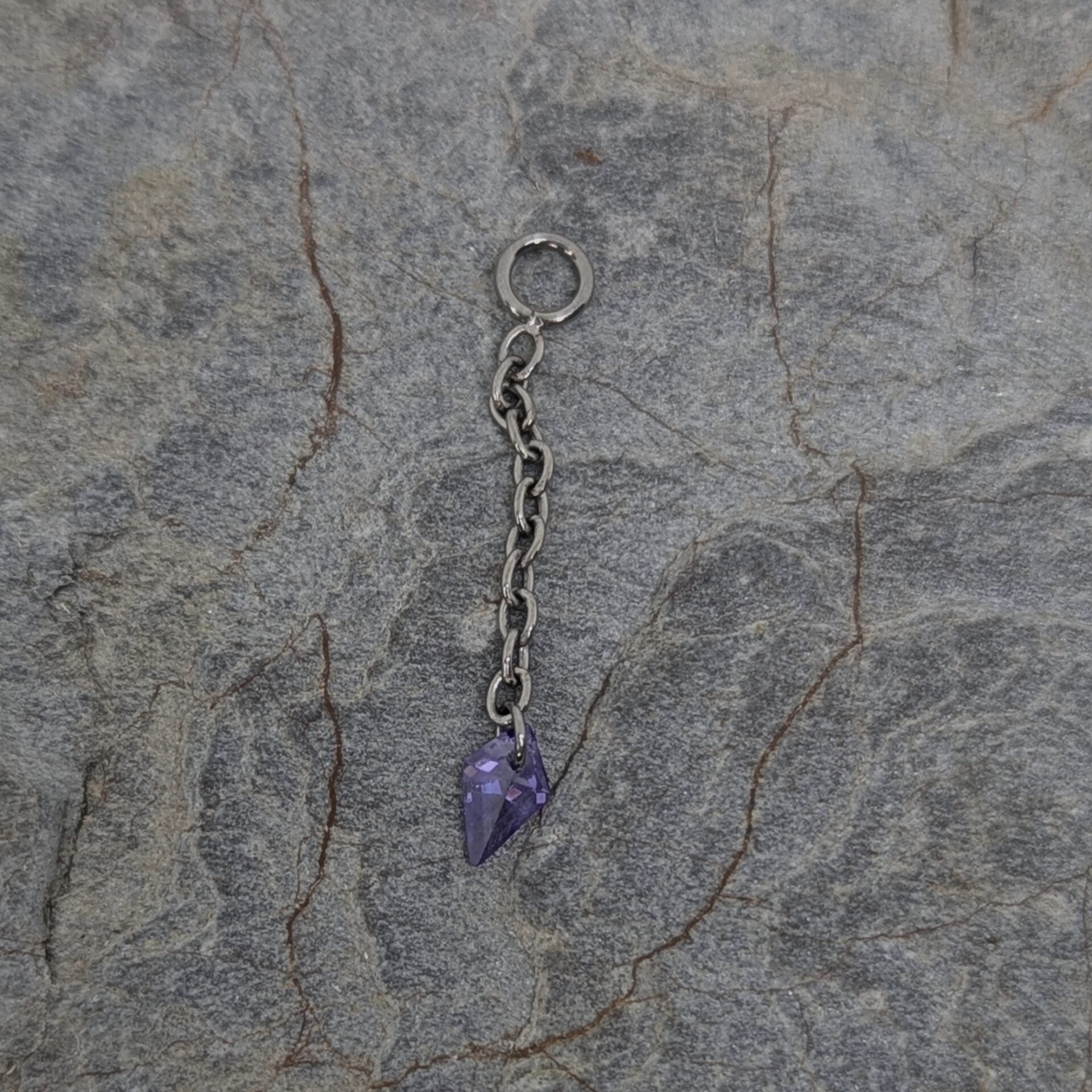 Kite chain charm - Viola image
