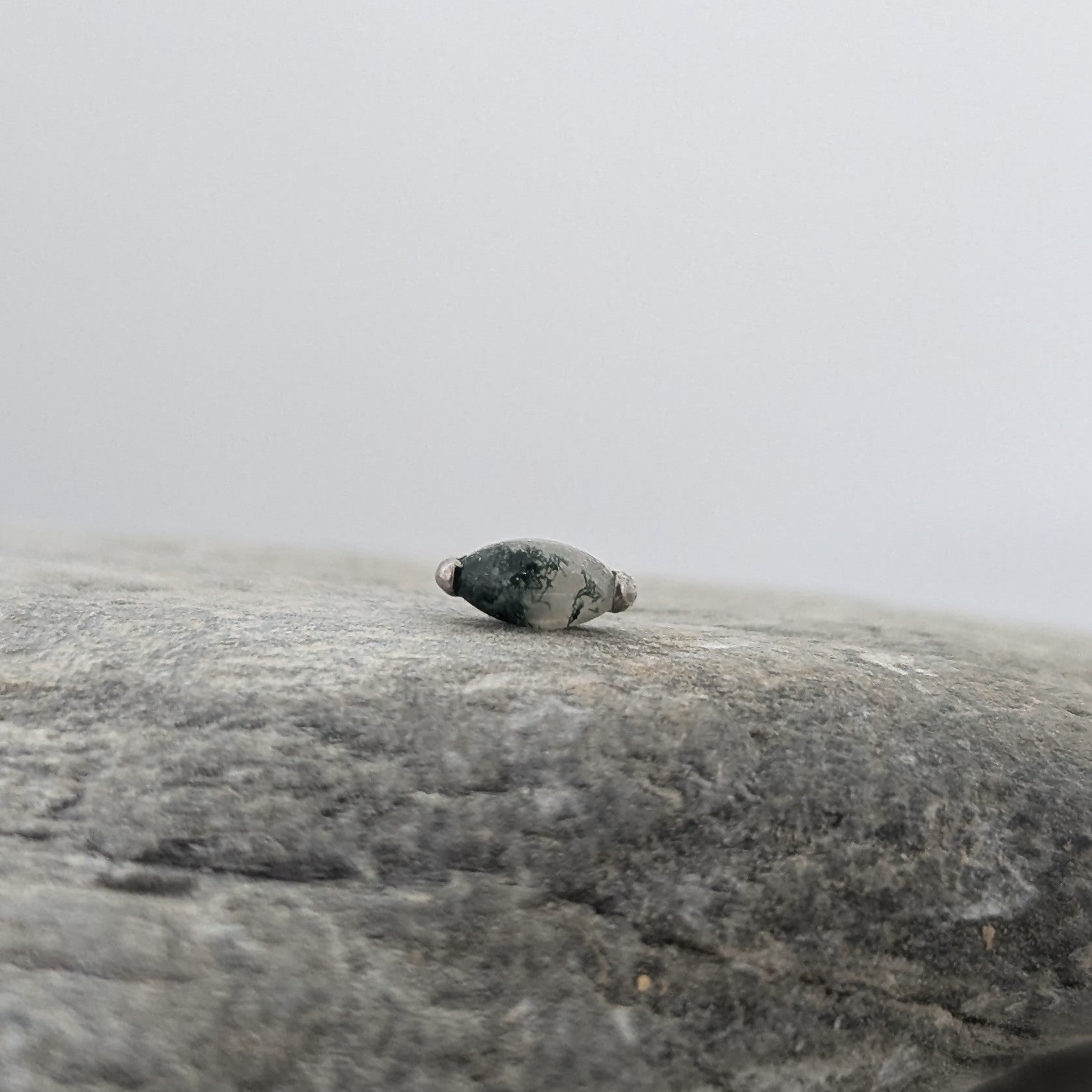 Moss Agate single marquise image 0