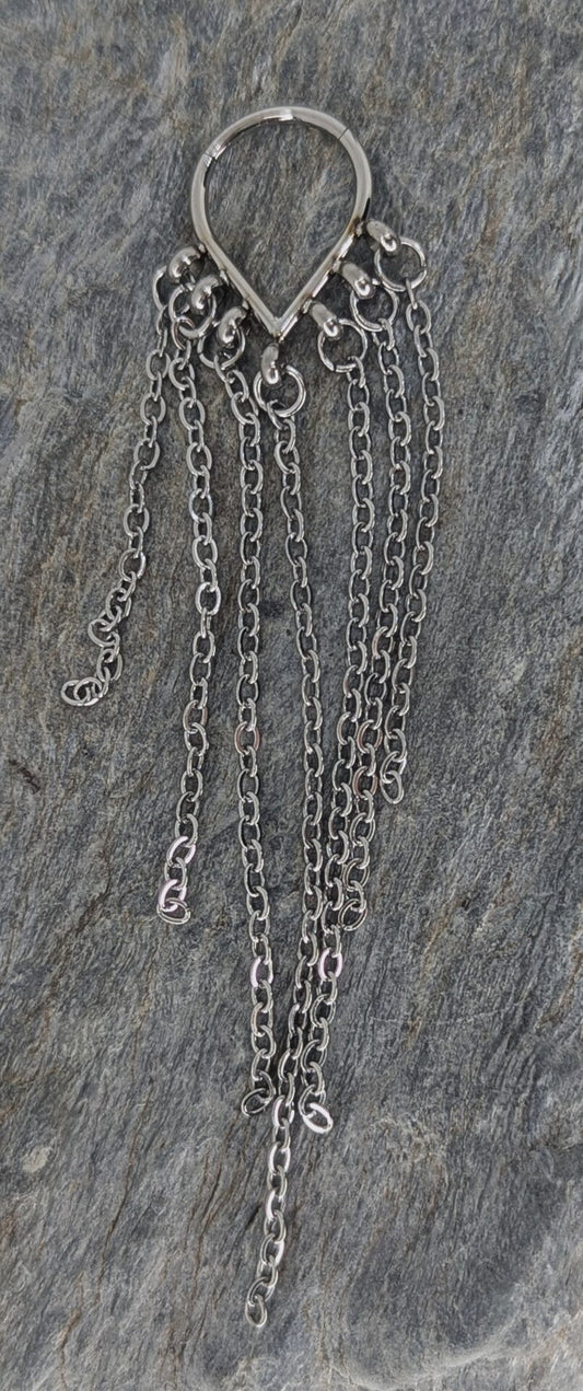 Chained drop clicker ACCIAIO image 0