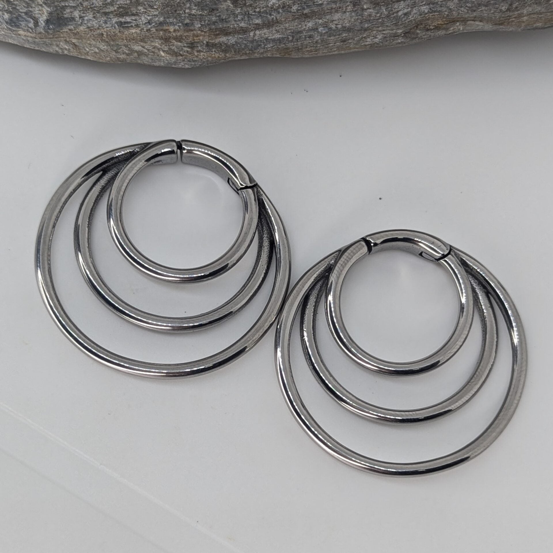 Concentric rings clicker 6mm - Acciaio image