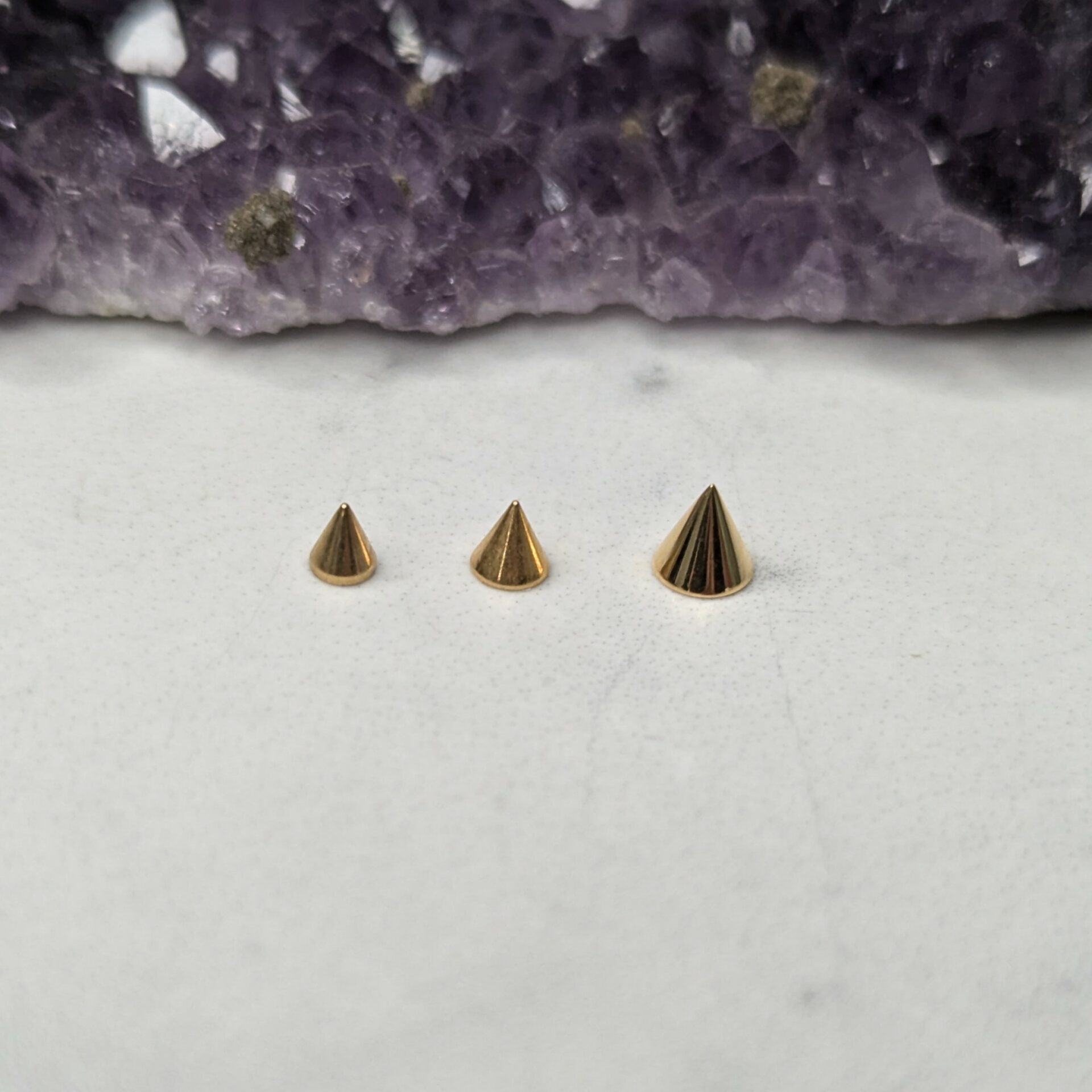Spike 1,2mm PVD gold image 0